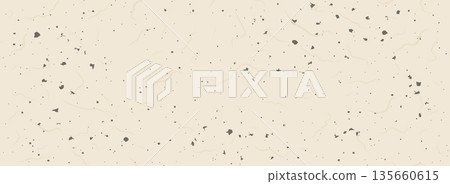 Ecru mulberry and rice paper texture. Craft eggshell background. Vector illustration 135660615