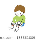 Boy changing clothes_2 135661889