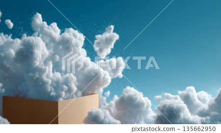 An image of a tissue box symbolizing hay fever season 135662950