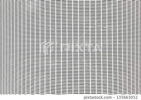 White Perforated Metal Grille Texture Background. 135663052