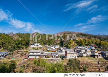 Asuka Village Mountain Village Scenery, Nara Prefecture Asuka Village Mountain Village Scenery, Nara Prefecture 135663710