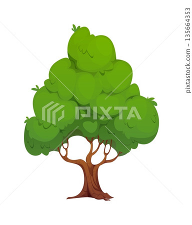 Cartoon Ginkgo tree China culture icon or symbol. Chinese tradition cartoon object, China nature vector item. Asia history or culture icon, Asian garden or forest isolated tree Cartoon Ginkgo tree China culture icon or symbol. Chinese tradition cartoon object, China nature vector item. Asia history or culture icon, Asian garden or forest isolated tree 135664353