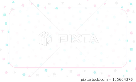 Simple background illustration of striped shapes 135664376