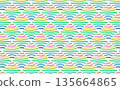 Colorful wavy background 135664865