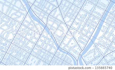Location tracks dashboard. City street road. City streets route distance data, path turns and destination tag or mark. Huge city top view. Location tracks dashboard. City street road. City streets route distance data, path turns and destination tag or mark. Huge city top view. 135665740