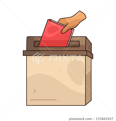 illustration of book return 135665937