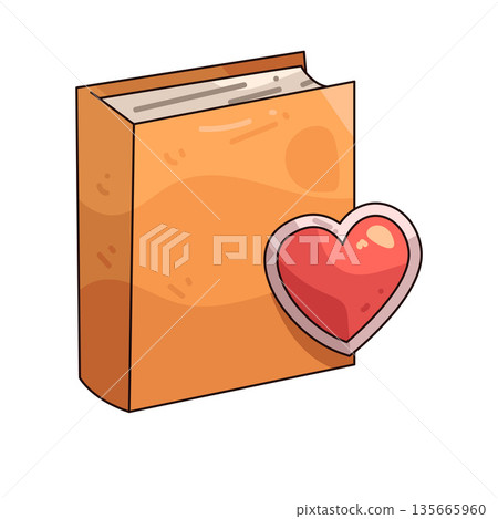 illustration of favorite book 135665960