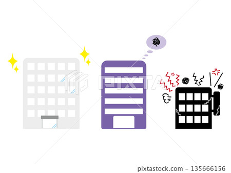 白色公司、紫色公司、黑色公司圖片 135666156