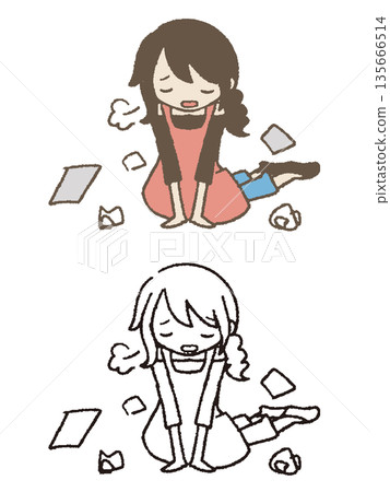 A messy housewife A messy housewife 135666514