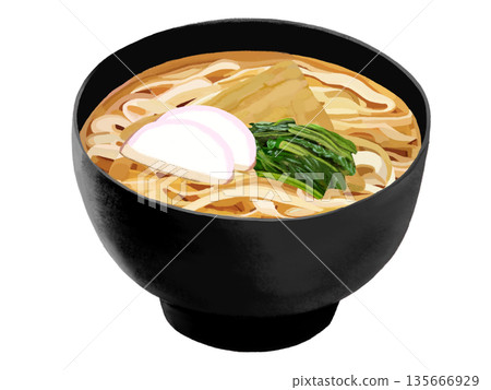 Kishimen (black bowl) 135666929