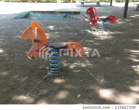 Park spring playground equipment Park spring playground equipment 135667390