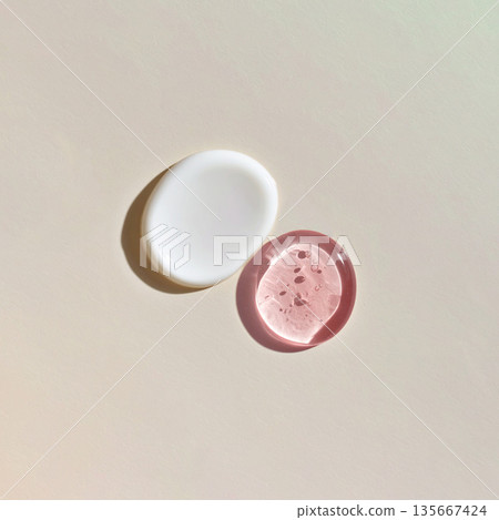 Cosmetics and skin care product texture images Cosmetics and skin care product texture images 135667424