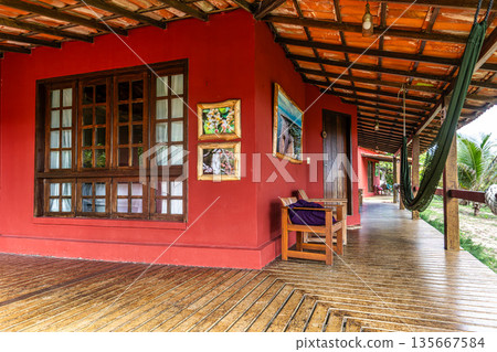 Typical Jungle lodge l Typical Jungle lodge l 135667584
