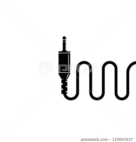 audio jack icon 135667637