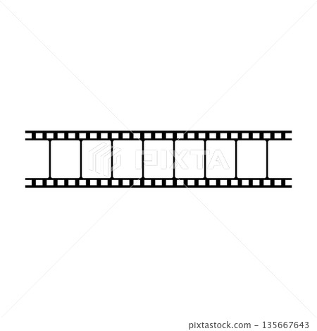 filmstrip icon illustration filmstrip icon illustration 135667643