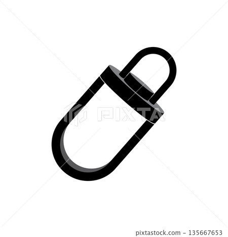 Carabiner Icon Illustration Carabiner Icon Illustration 135667653