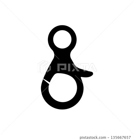 Carabiner Icon Illustration Carabiner Icon Illustration 135667657