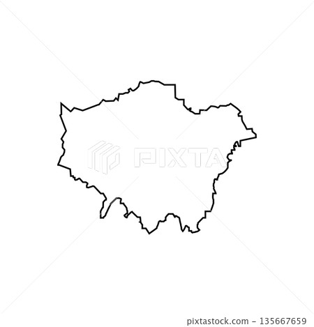 London city map symbol icon London city map symbol icon 135667659