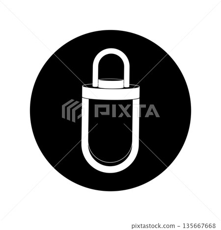 Carabiner Icon Illustration Carabiner Icon Illustration 135667668