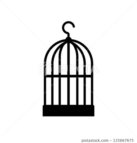 bird cage icon 135667675