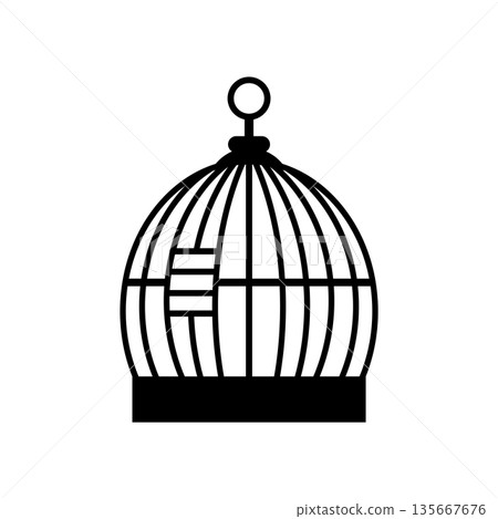 bird cage icon 135667676