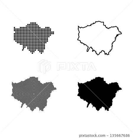 London city map symbol icon 135667686