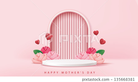 珠寶、愛情產品展示平台，適用於婦女節、母親節、情人節、週年紀念、新年、婚禮等各種場合的公告和材料。 135668381