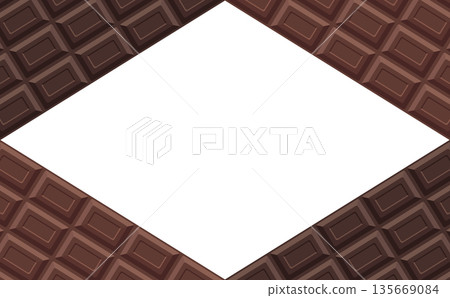 Chocolate bar diamond frame_horizontal 135669084