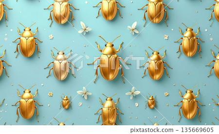 Macro close-up of a small pest cockroach with long antennae isolated on a white background wall as part of a wildlife insect animal collection 135669605