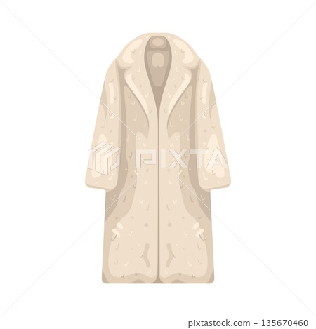 Illustration of Fur Coat Illustration of Fur Coat 135670460