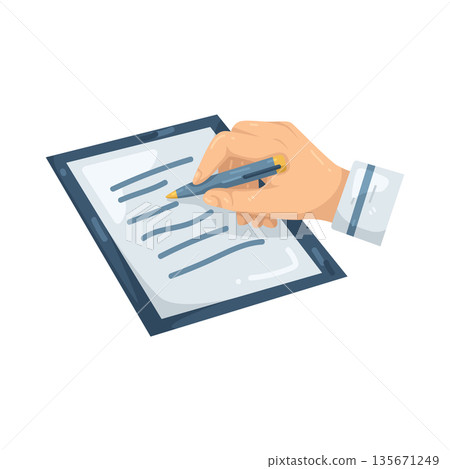 Illustration of Write  135671249
