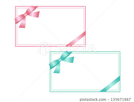 簡約優雅的留言卡，兩色一套 135671987