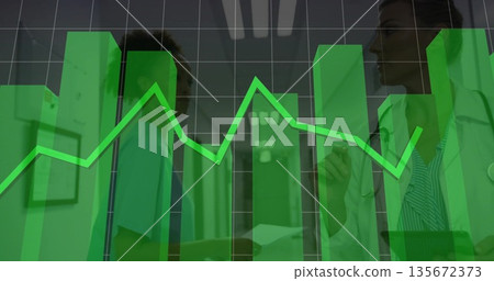 Reviewing patient data two medics consulting in ward corridor, with stethoscope, tablet and charts Reviewing patient data two medics consulting in ward corridor, with stethoscope, tablet and charts 135672373