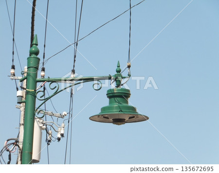 Daytime street light 135672695