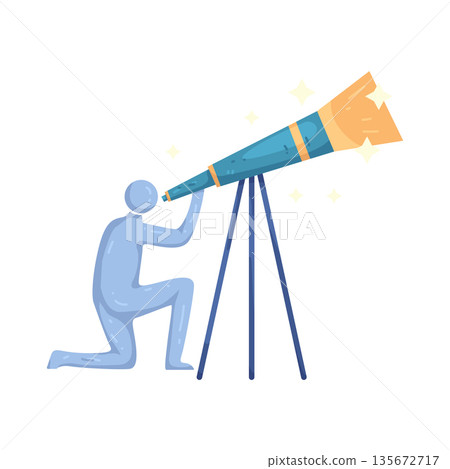 Illustration of Visionary leadership Illustration of Visionary leadership 135672717