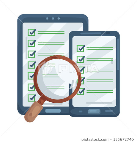 Illustration of checklist Illustration of checklist 135672740
