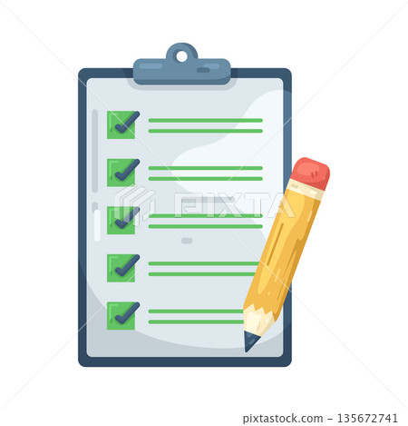 Illustration of checklist Illustration of checklist 135672741
