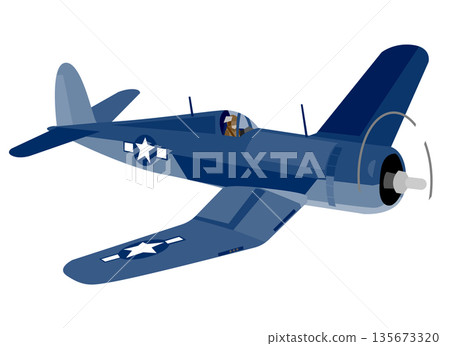 二戰時期美國海盜式戰鬥機的插圖 二戰時期美國海盜式戰鬥機的插圖 135673320