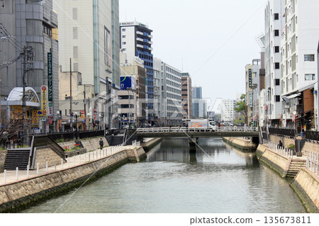 博多川，那珂川的支流 135673811