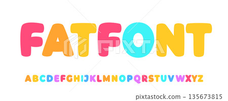 Kid Bold Color Font Logo Alphabet Balloon Letter Set Colorful Rounded Typography, Creative Bubble Typographic Design for Kindergarten Title Text, School Headline, Childish Fonts. Vector Typeface Kid Bold Color Font Logo Alphabet Balloon Letter Set Colorful Rounded Typography, Creative Bubble Typographic Design for Kindergarten Title Text, School Headline, Childish Fonts. Vector Typeface 135673815