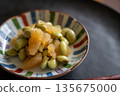 Mamekazunoko (herring roe) on a tray (close-up of left) 135675000