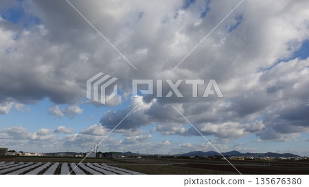 Beautiful sky and clouds 135676380