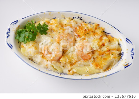 Shrimp gratin Shrimp gratin 135677616