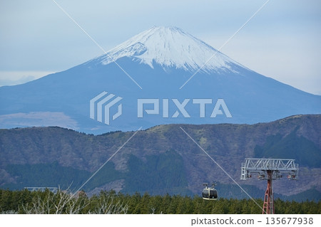 Mount Fuji from Owakudani, Kanagawa Mount Fuji from Owakudani, Kanagawa 135677938