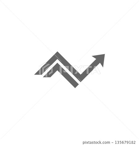 arrow icon in simple style arrow icon in simple style 135679182