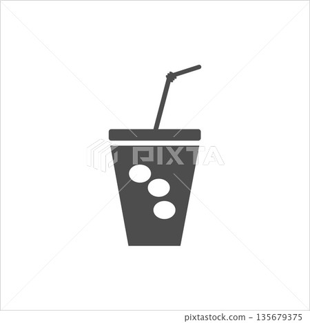 glass of cocktail icon 135679375