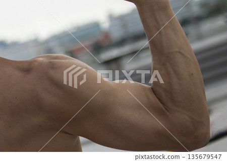 Macho man's bicep Macho man's bicep 135679547