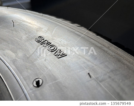 SNOW markings on the side of the tire SNOW markings on the side of the tire 135679549