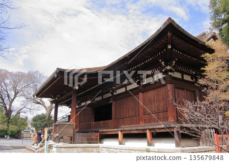 Daiho'onji Temple, also known as the Senbon Shakado Hall of the famous Akame Sakura in Nishijin, Kyoto 135679848
