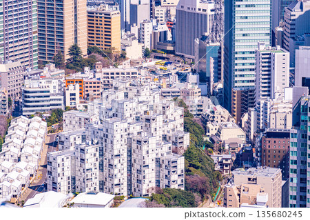 (東京)東京都市風景 (東京)東京都市風景 135680245